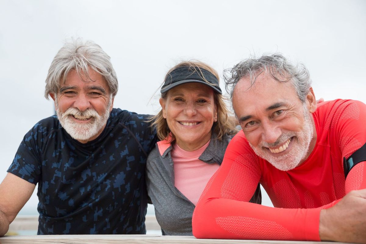 Des seniors actifs et heureux